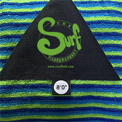 Buy an 8ft Surfboard Sock ~ Sunny Sea & Fresh Grass from The Surf Haberdashery at House of Greco