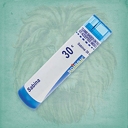 Buy 80 pellets of Sabina 30c ~ UPC 306960646136 by Boiron at House of Greco