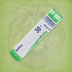 Buy 80 pellets of Sabina 30x ~ UPC 306960646211 by Boiron at House of Greco
