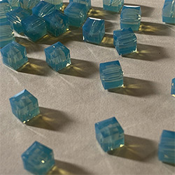 Buy a Pacific Opal ~ 6mm Cube from Beads’ of’ Nefertari at House of Greco