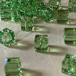 Buy a Peridot ~ 6mm Cube from Beads’ of’ Nefertari at House of Greco