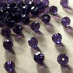 Buy a Purple Velvet ~ 6mm Round from Beads’ of’ Nefertari at House of Greco