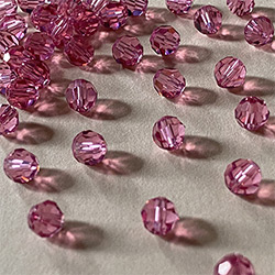 Buy a Rose ~ 6mm Round from Beads’ of’ Nefertari at House of Greco