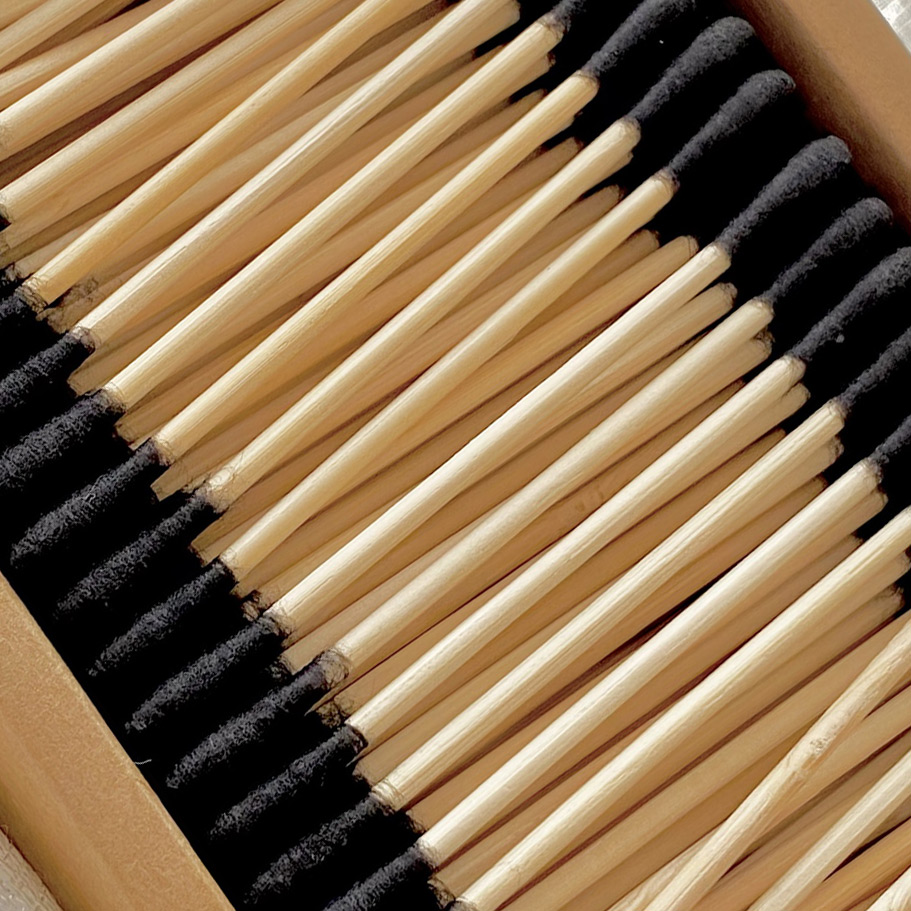 Buy a Cotton Swabs on Bamboo Sticks ~ Black from Joe’s General Goods at House of Greco